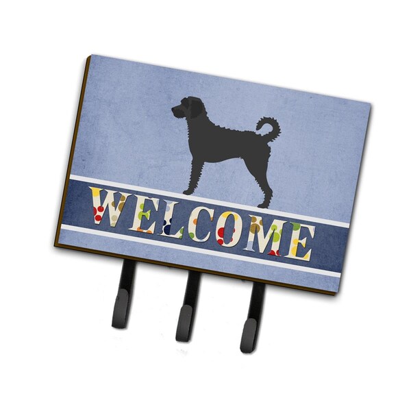 Carolines Treasures Labradoodle Welcome Leash or Key Holder BB8337TH68 - main